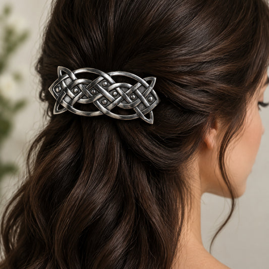 Celtic Virtue Knot Hair Clip for Women — view 5