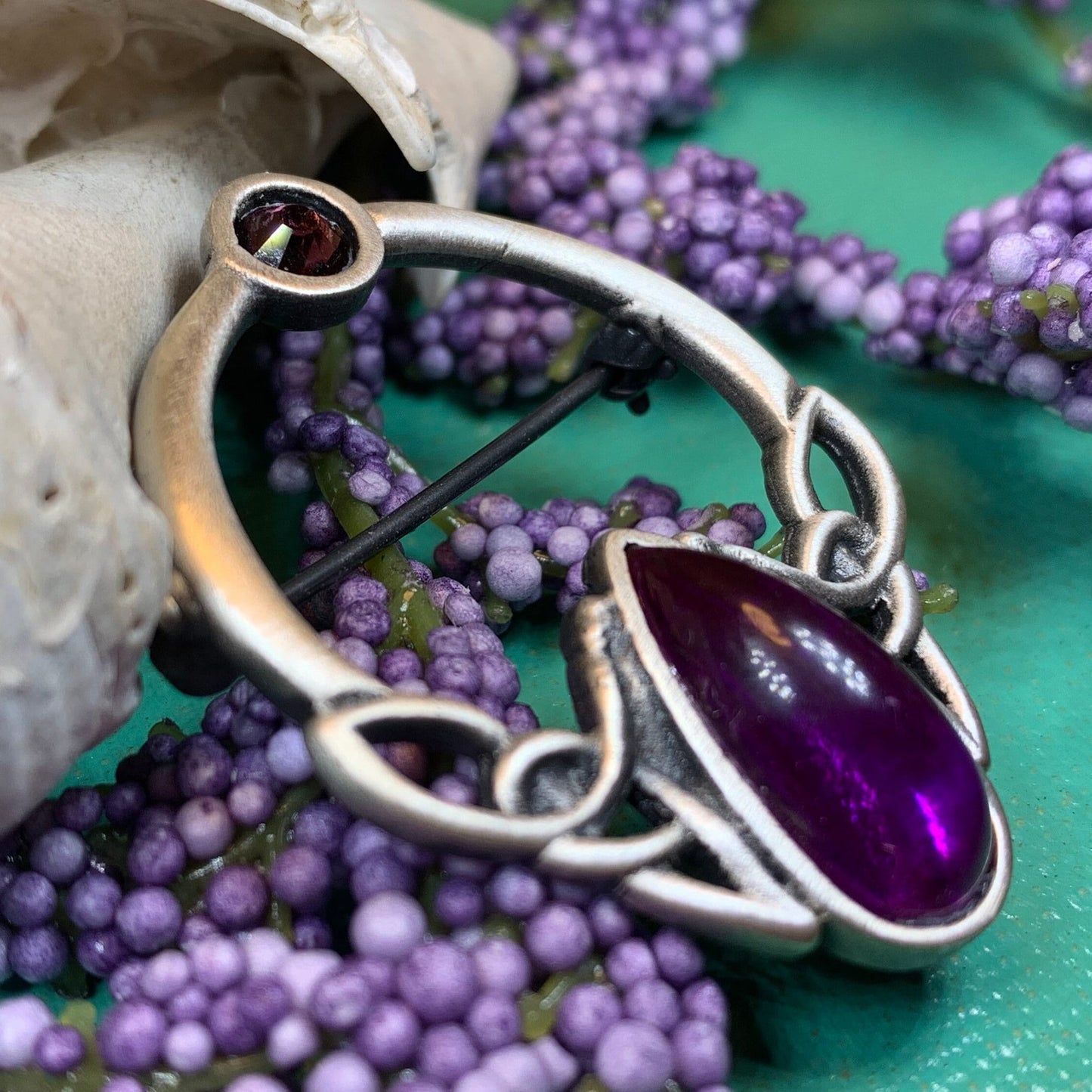 Fiona Celtic Knot Brooch - Handmade in Scotland — view 6