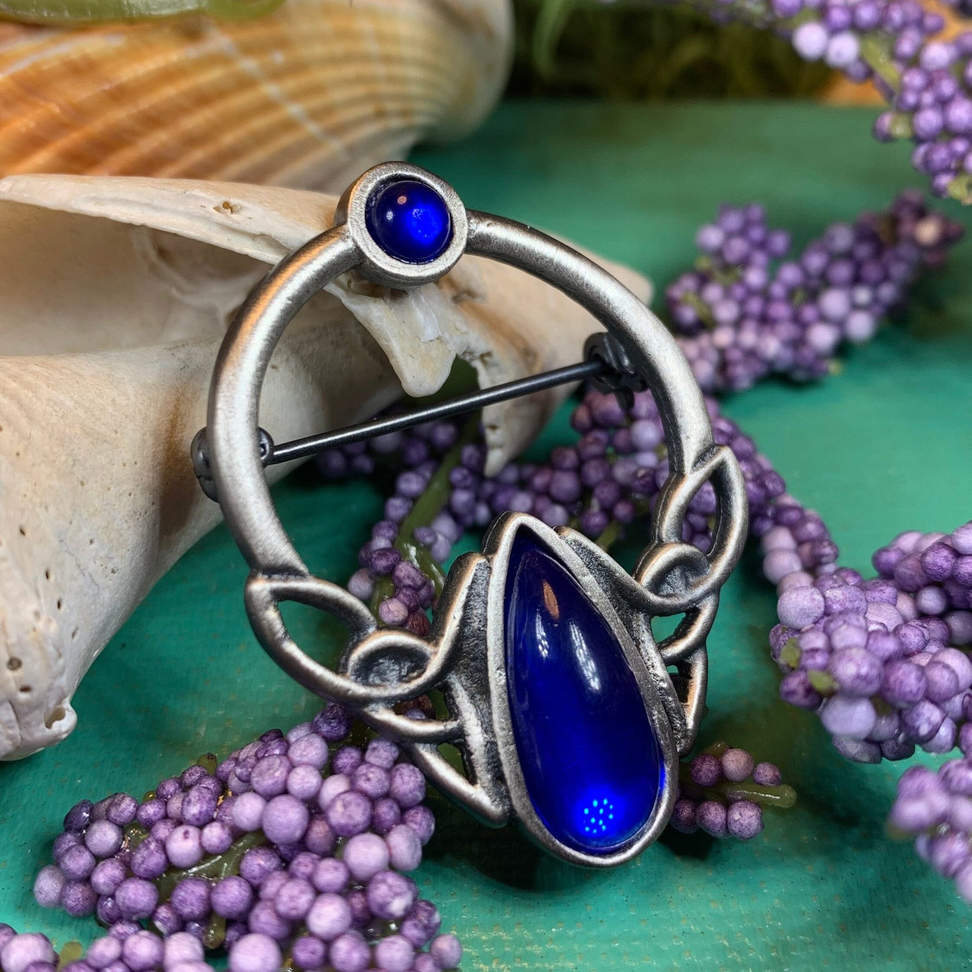 Fiona Celtic Knot Brooch - Handmade in Scotland — view 5