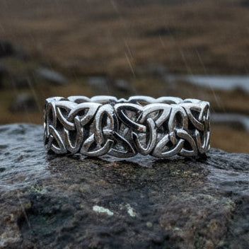 Trinity Knot Ring, Celtic Ring, Promise Ring, Silver Boho Ring, Irish Ring, Irish Dance Gift, Anniversary Gift, Ireland Ring, Silver Band