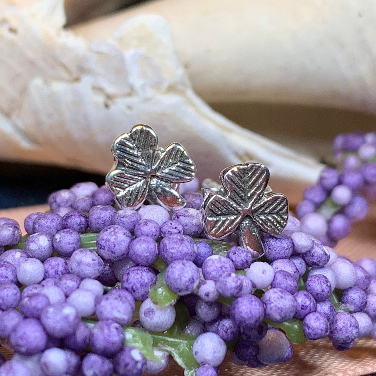 Shamrock Stud Earrings, Clover Earrings, Irish Jewelry, Ireland Jewelry, Mom Gift, Sister Gift, Girlfriend Gift, Irish Dance Gift, Aunt Gift
