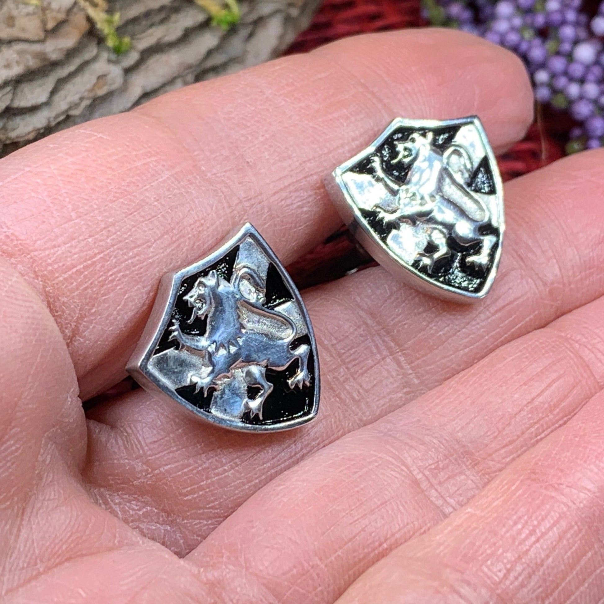 Lion of Scotland Cuff Links, Lion Jewelry, Animal Jewelry, Scotland Jewelry, Celtic Jewelry, Groom Gift, Best Man Gift, Anniversary Gift