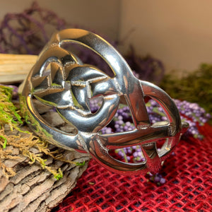 Celtic Knot Pewter Bracelet, Celtic Jewelry, Bangle Bracelet, Scotland Jewelry, Ireland Jewelry, Wife Gift, Girlfriend Gift, Sister Gift