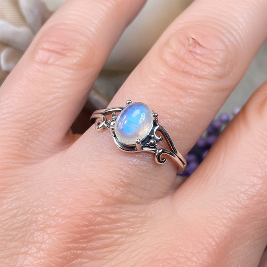 Morgan Moonstone Ring — view 4