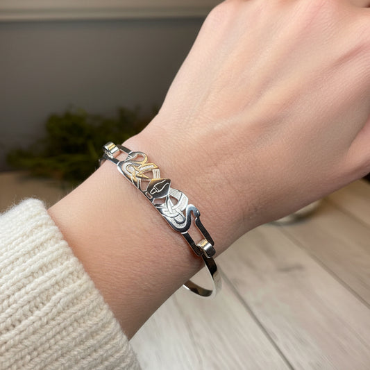 Norse Three Nornes Bracelet - Handmade in Scotland — view 4