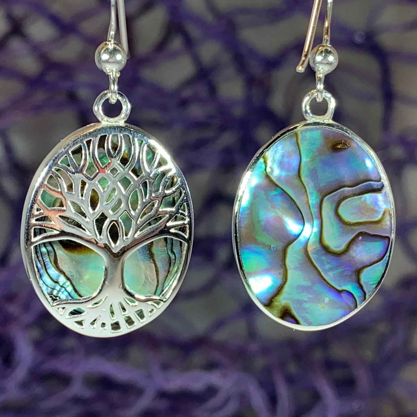 Avondale Tree of Life Earrings in Sterling Silver — view 10