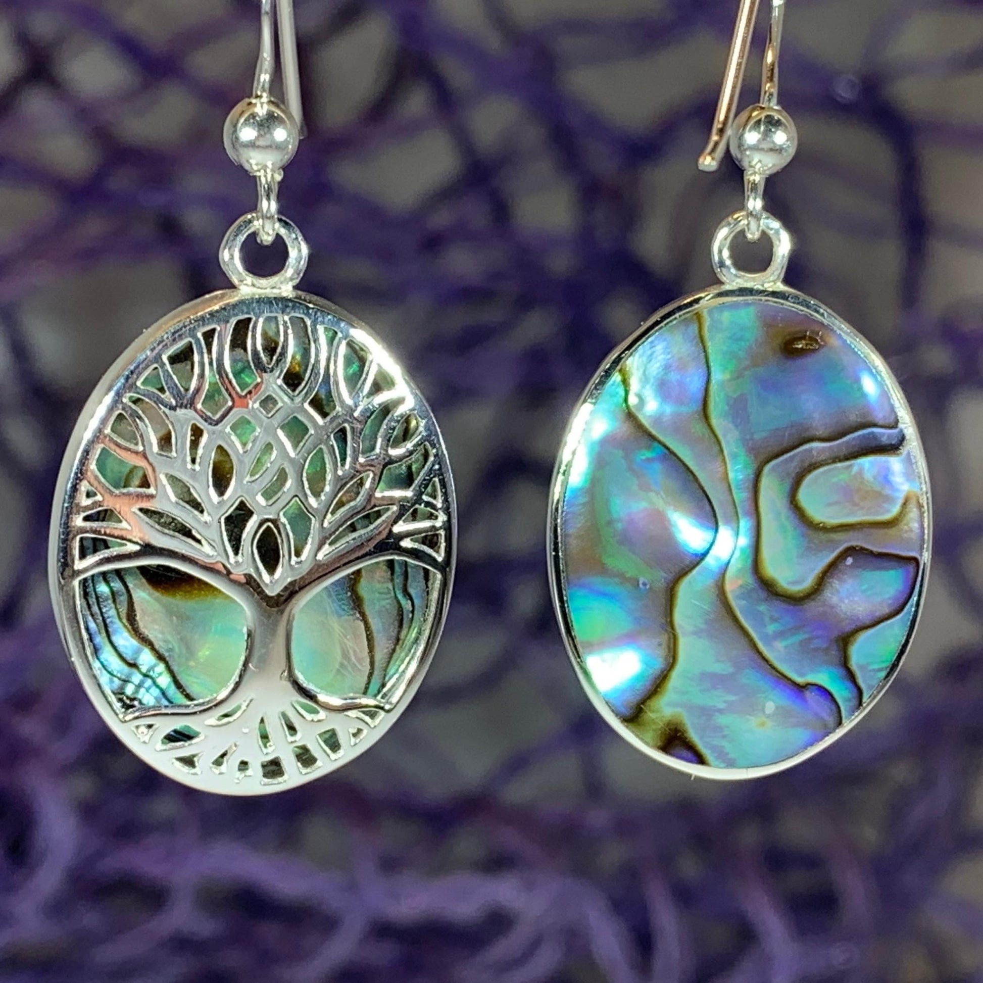 Avondale Tree of Life Earrings in Sterling Silver — view 10