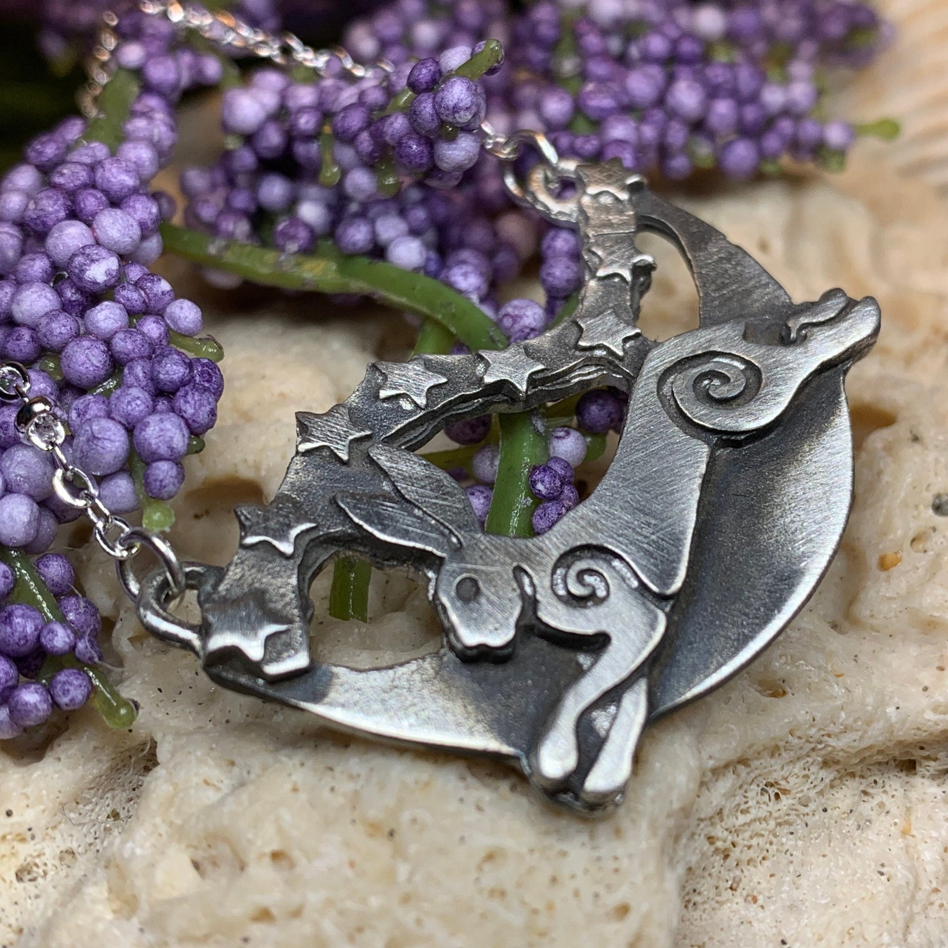 Celtic Rabbit Necklace, Nature Jewelry, Hare Jewelry, Hare Pendant, Animal Jewelry, New Beginnings, Inspirational Gift, Wife Gift, Mom Gift