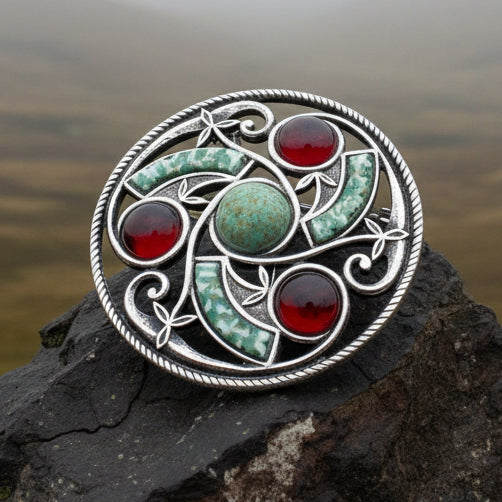 Celtic Knot Brooch, Irish Pin, Scottish Pin, Large Celtic Brooch, Anniversary, Pagan Brooch, Scotland Gift, Sister Gift, Mom Gift, Wife Gift