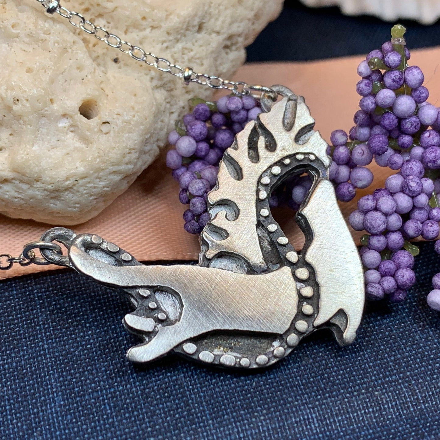 Otter Necklace, Nature Jewelry, Sea Otter Jewelry, Animal Jewelry, New Beginnings, Inspirational Gift, Wife Gift, Mom Gift, Sister Gift