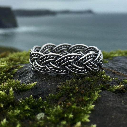 Celtic Knot Ring, Celtic Ring, Promise Ring, Silver Boho Ring, Irish Ring, Irish Dance Gift, Anniversary Gift, Bridal Ring, Wife Gift