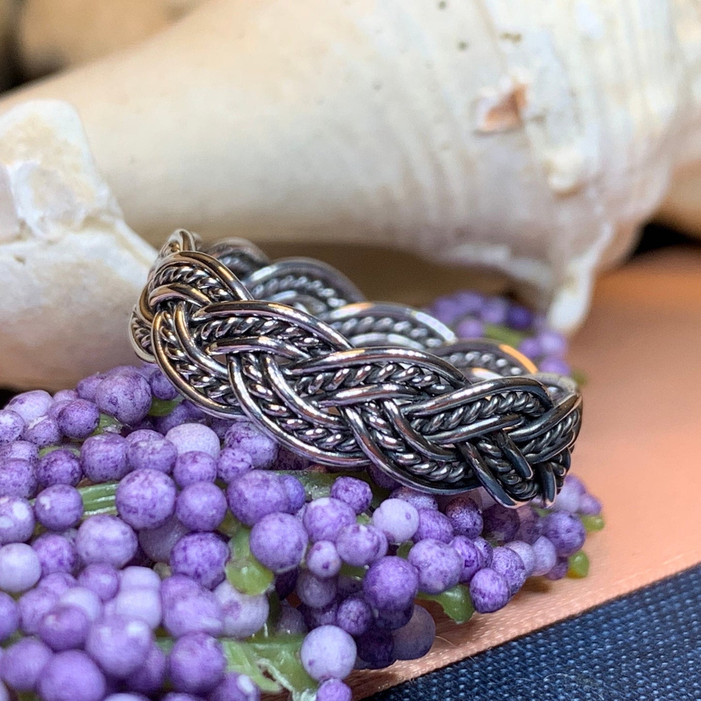 Isolde Celtic Knot Ring — view 4