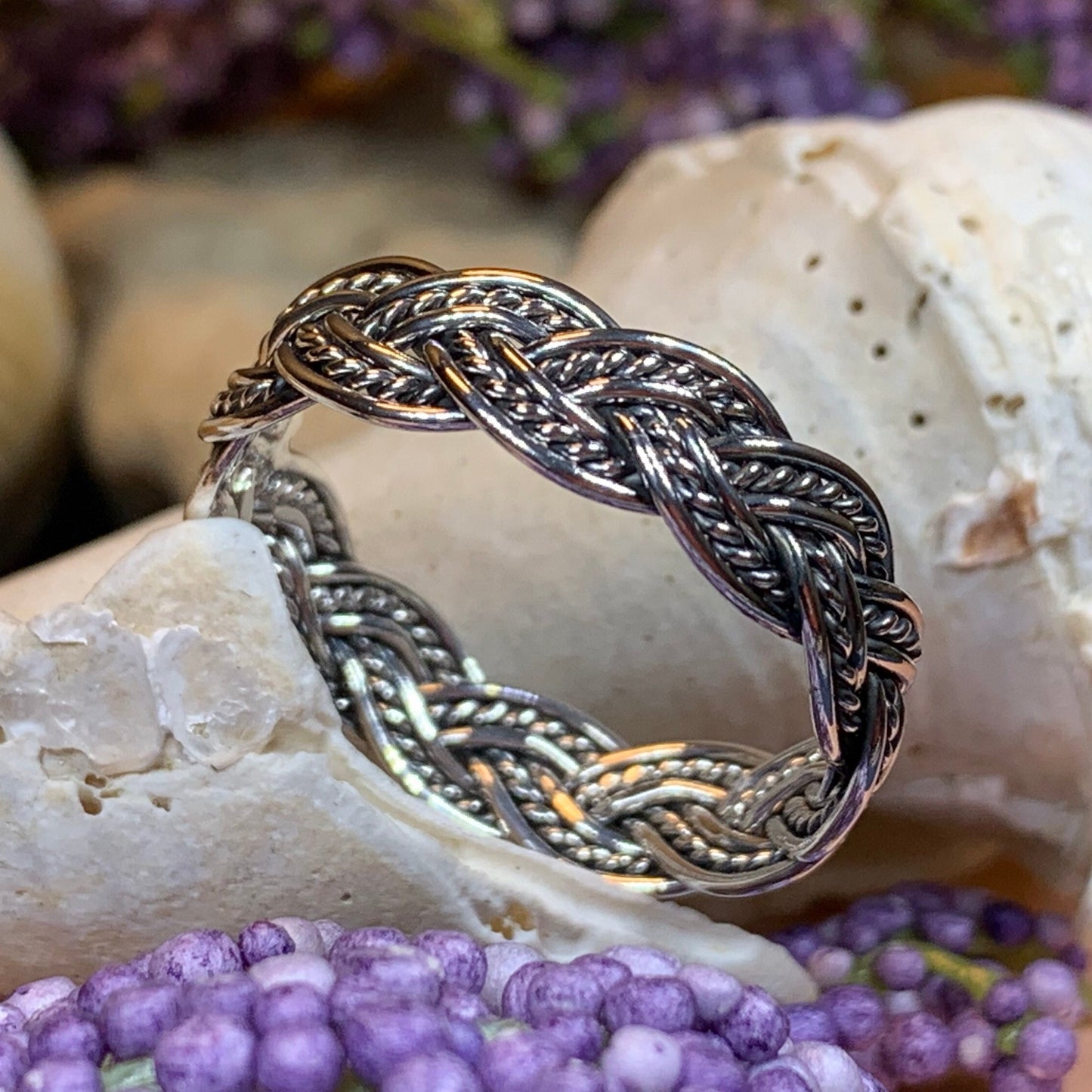 Isolde Celtic Knot Ring — view 6