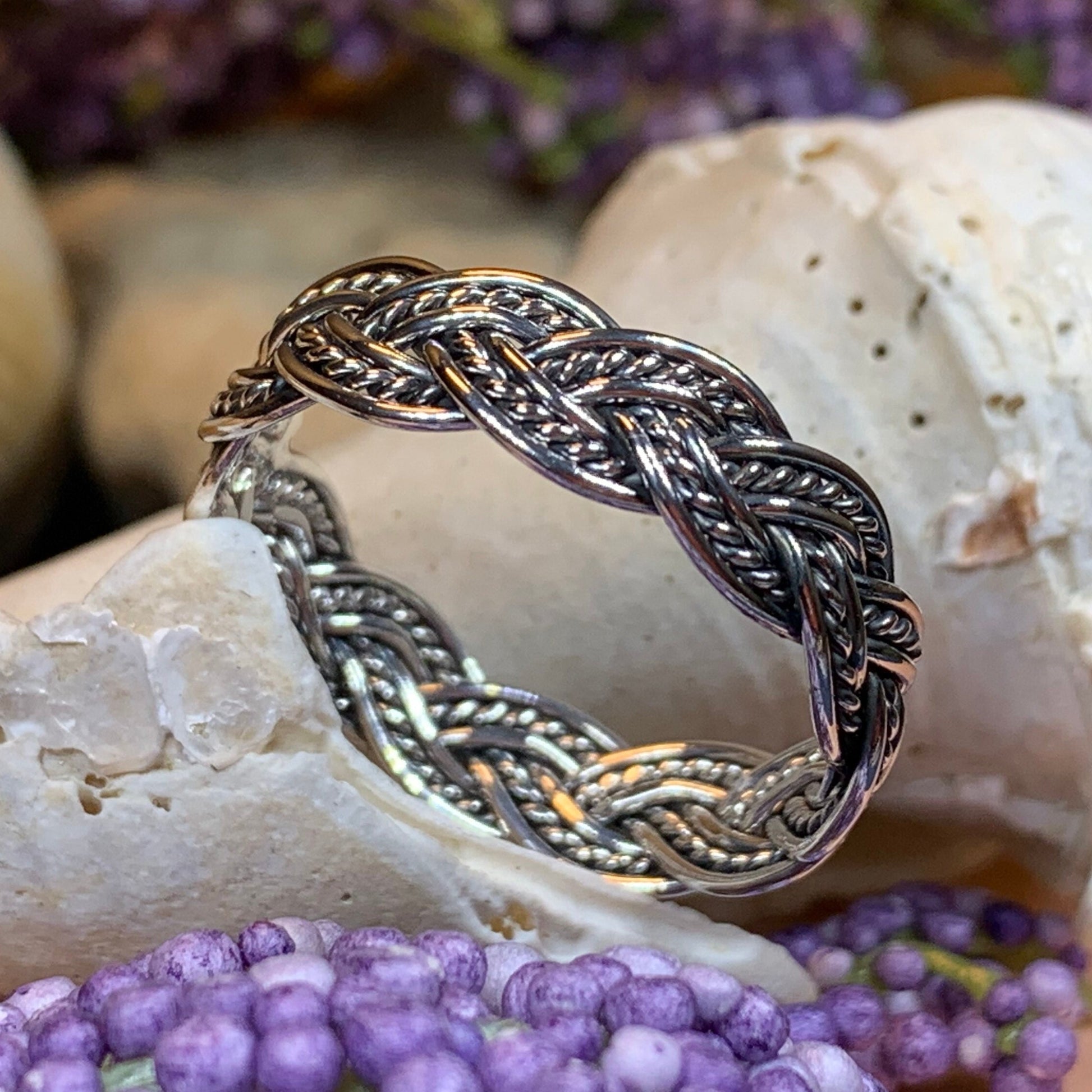 Isolde Celtic Knot Ring — view 6