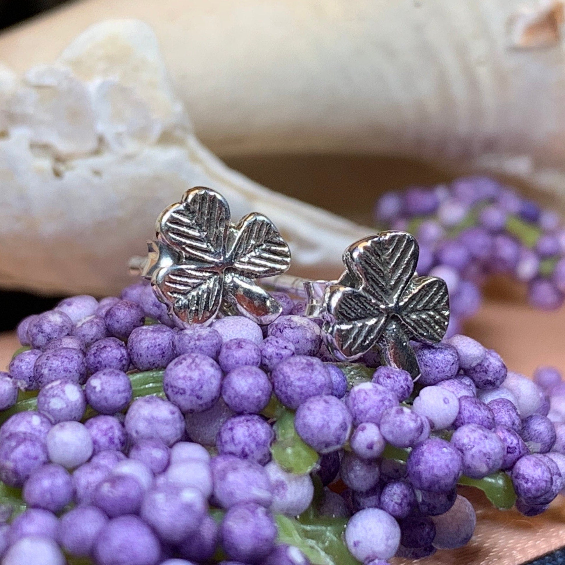 Shamrock Stud Earrings, Clover Earrings, Irish Jewelry, Ireland Jewelry, Mom Gift, Sister Gift, Girlfriend Gift, Irish Dance Gift, Aunt Gift
