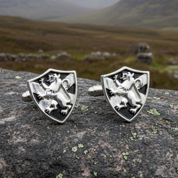 Lion of Scotland Cuff Links, Lion Jewelry, Animal Jewelry, Scotland Jewelry, Celtic Jewelry, Groom Gift, Best Man Gift, Anniversary Gift