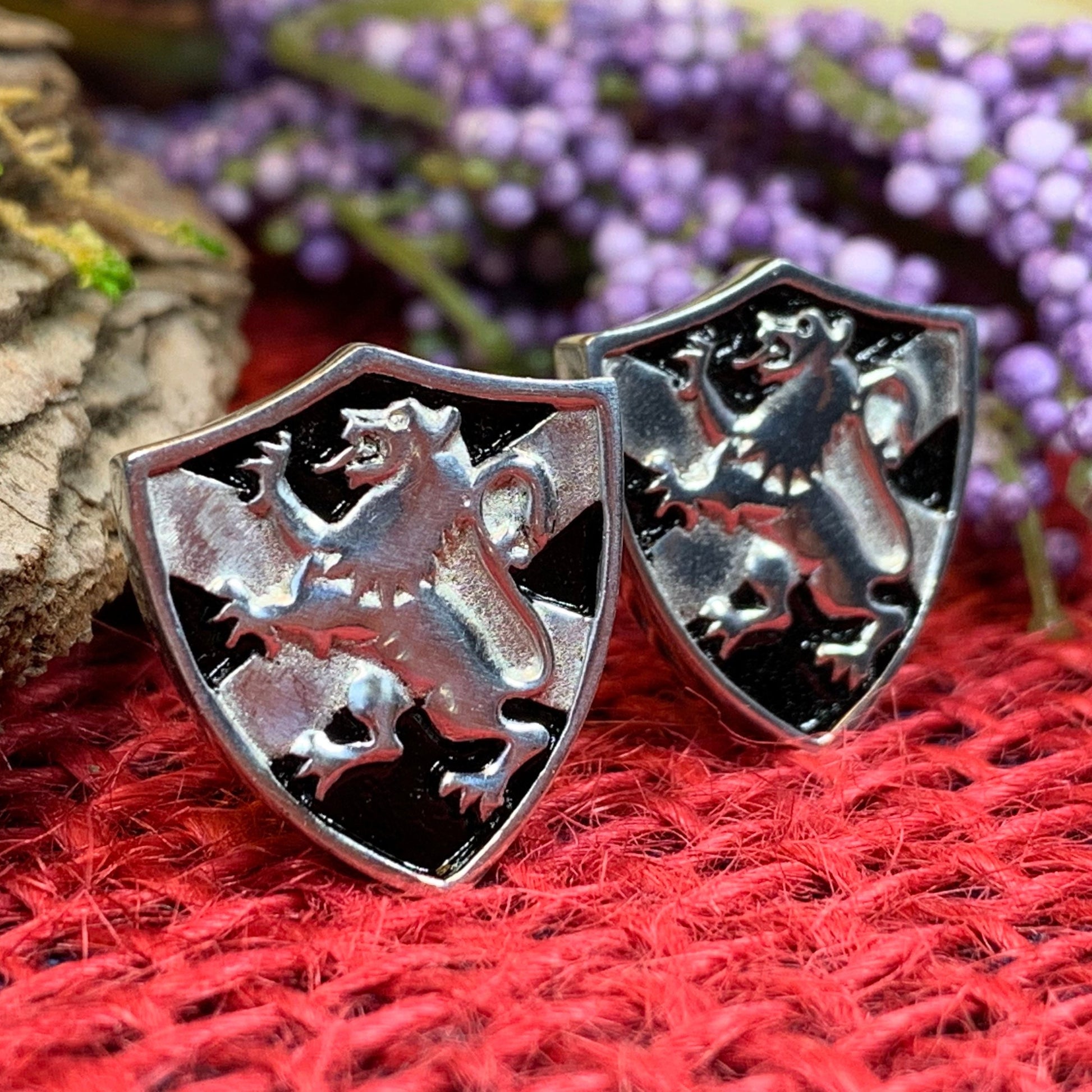 Lion of Scotland Cuff Links, Lion Jewelry, Animal Jewelry, Scotland Jewelry, Celtic Jewelry, Groom Gift, Best Man Gift, Anniversary Gift