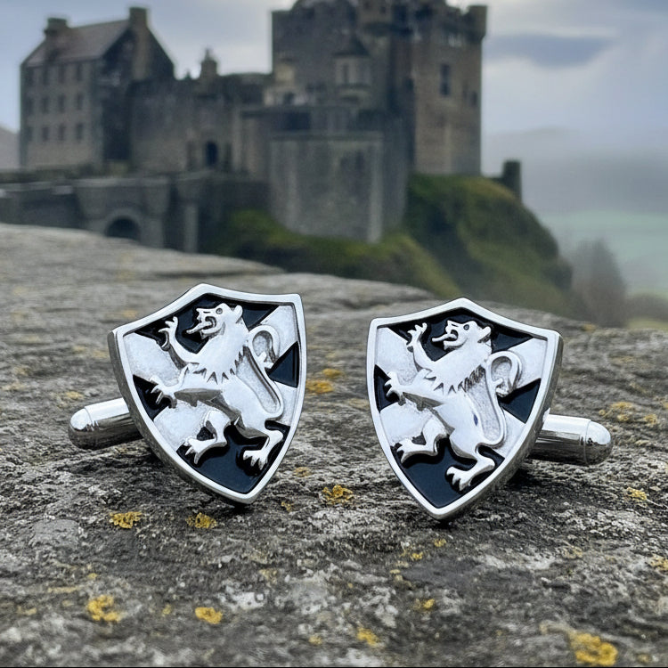Lion of Scotland Cuff Links, Lion Jewelry, Animal Jewelry, Scotland Jewelry, Celtic Jewelry, Groom Gift, Best Man Gift, Anniversary Gift