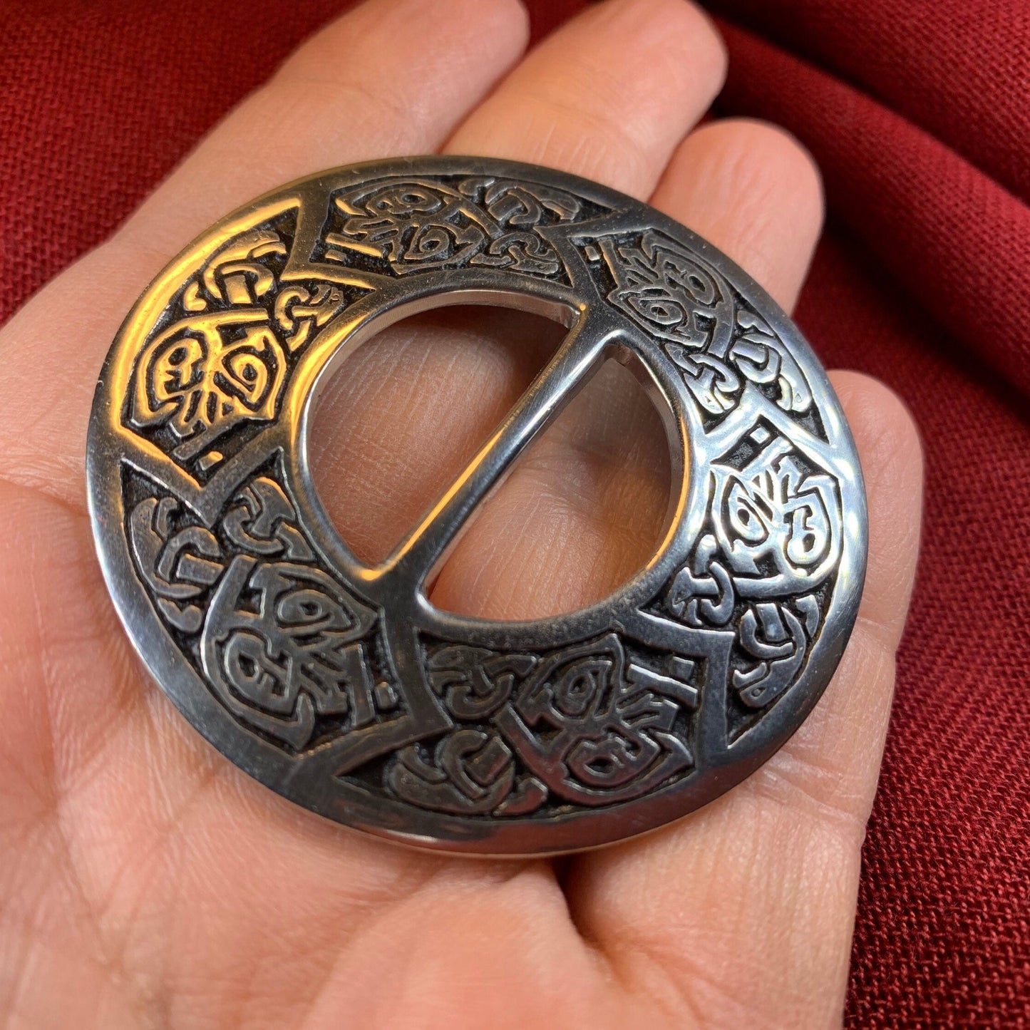 Celtic Bird Scarf Ring, Scotland Jewelry, Pagan Jewelry, Ireland Jewelry, Celtic Jewelry, Mom Gift, Wife Gift, Sister Gift, Friend Gift