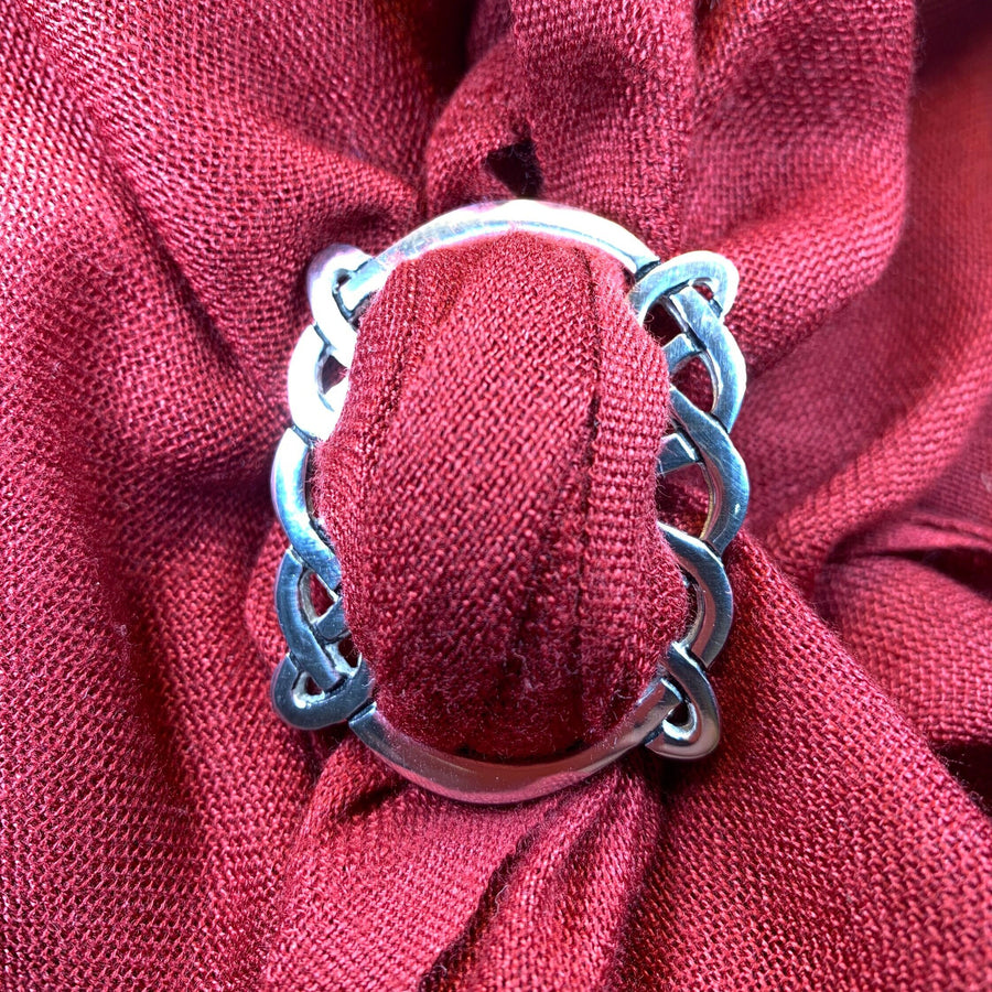 Celtic Knot Scarf Ring, Scotland Jewelry, Irish Scarf Slide, Ireland Jewelry, Celtic Jewelry, Mom Gift, Wife Gift, Sister Gift, Friend Gift
