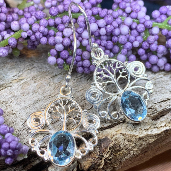 Tree of Life Earrings, Celtic Jewelry, Irish Jewelry, Yoga Jewelry, Anniversary Gift, Norse Jewelry, Sister Gift, Graduation Gift, Mom Gift