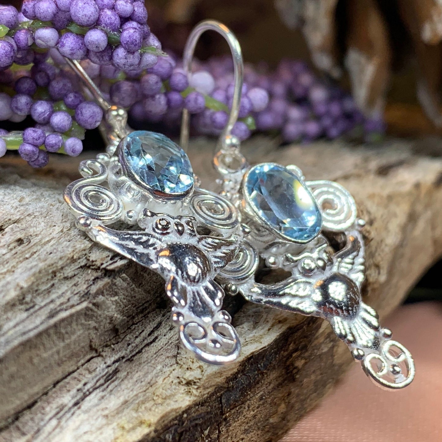 Summer Night Owl Earrings — view 5