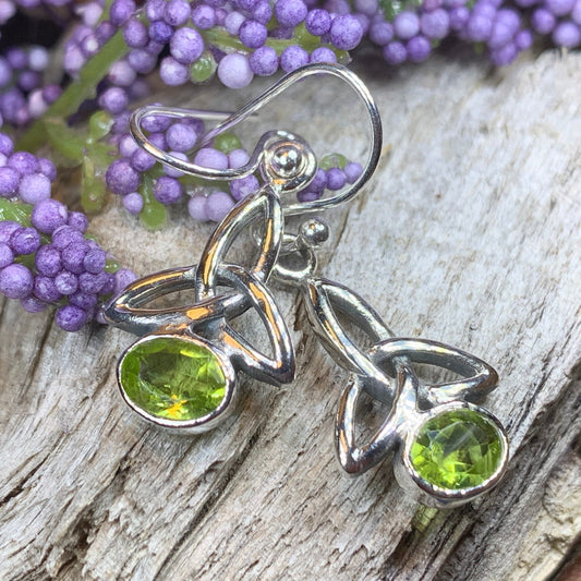 Jayden Celtic Trinity Knot Earrings — view 4