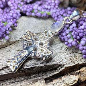 Celtic Cross Necklace, Irish Cross Pendant, Scottish Jewelry, Graduation Gift, Anniversary Gift, First Communion Gift, Religious Jewelry