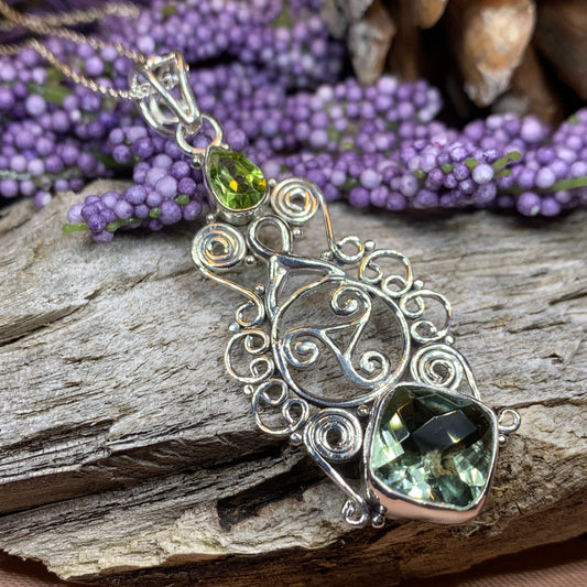 Rhyanna Celtic Spiral Necklace — view 3