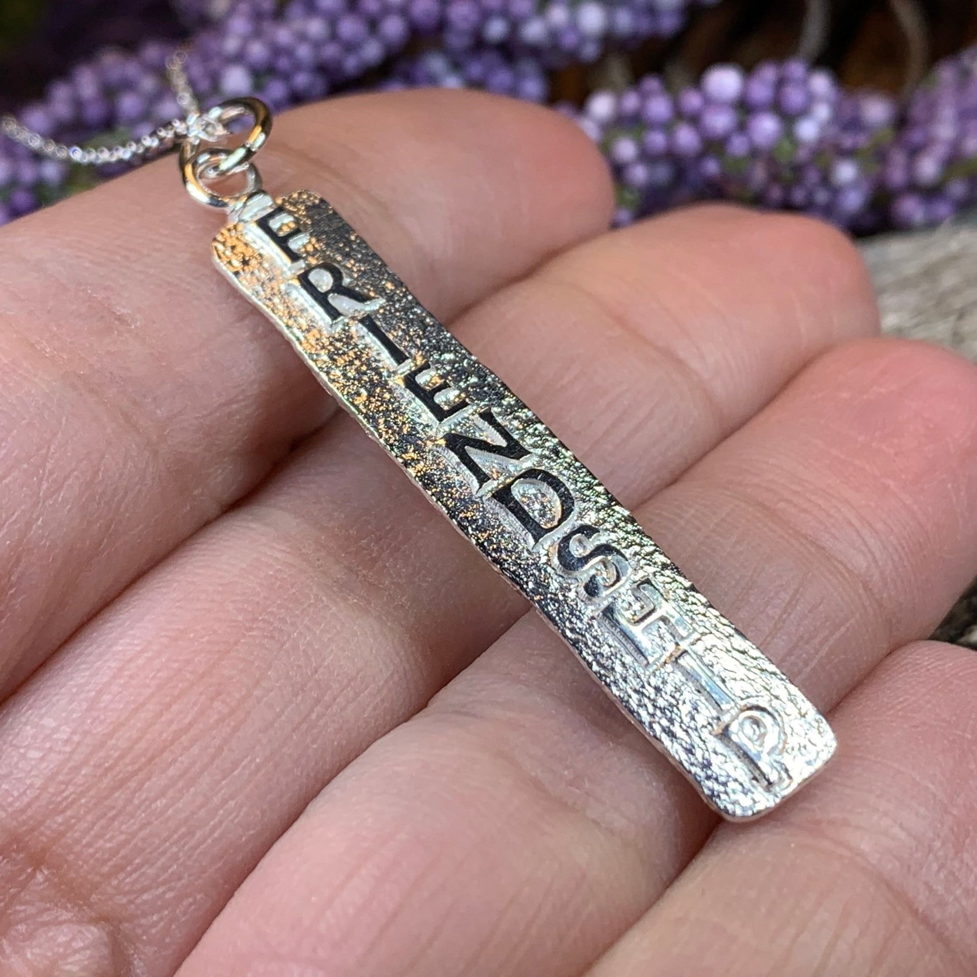 Irish Friendship Ogham Necklace - Made in Ireland — view 7