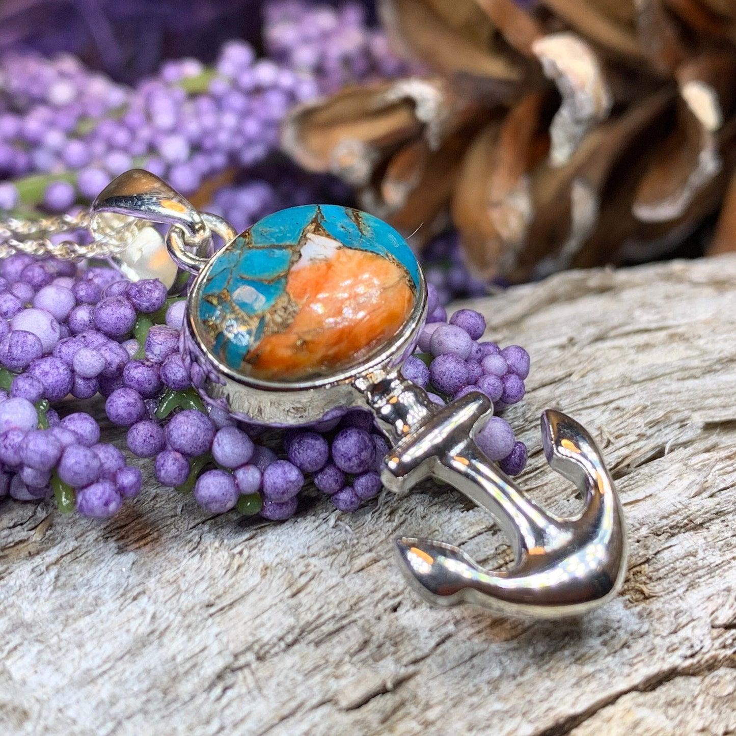Anchor Necklace, Nautical Jewelry, Christian Jewelry, Hope Necklace, Retirement Gift, Survivor Gift, Celtic Jewelry, Ship Jewelry