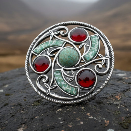 Celtic Knot Brooch, Irish Pin, Scottish Pin, Large Celtic Brooch, Anniversary, Pagan Brooch, Scotland Gift, Sister Gift, Mom Gift, Wife Gift