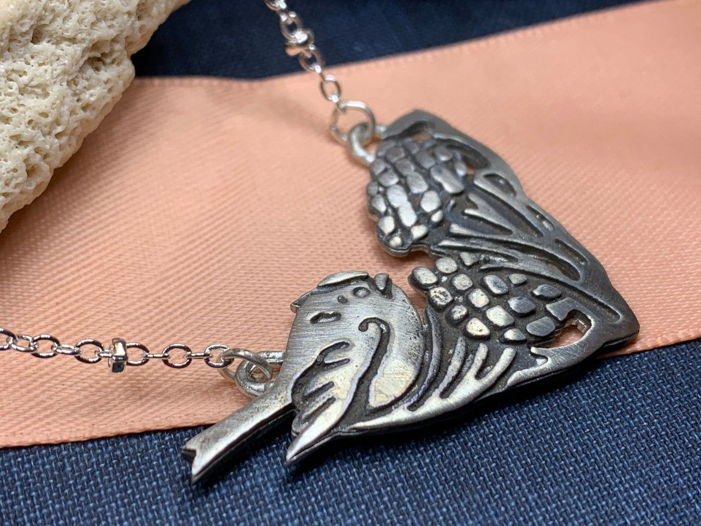 Bird Necklace, Nature Jewelry, Goldfinch Jewelry, Bird Lover Gift, Songbird Jewelry, Inspirational Gift, Wife Gift, Mom Gift, Sister Gift
