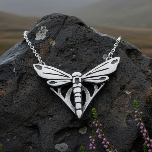Dragonfly Necklace, Nature Jewelry, Pewter Art Deco Jewelry, Insect Jewelry, New Beginnings, Inspirational Gift, Wife Gift, Mom Gift