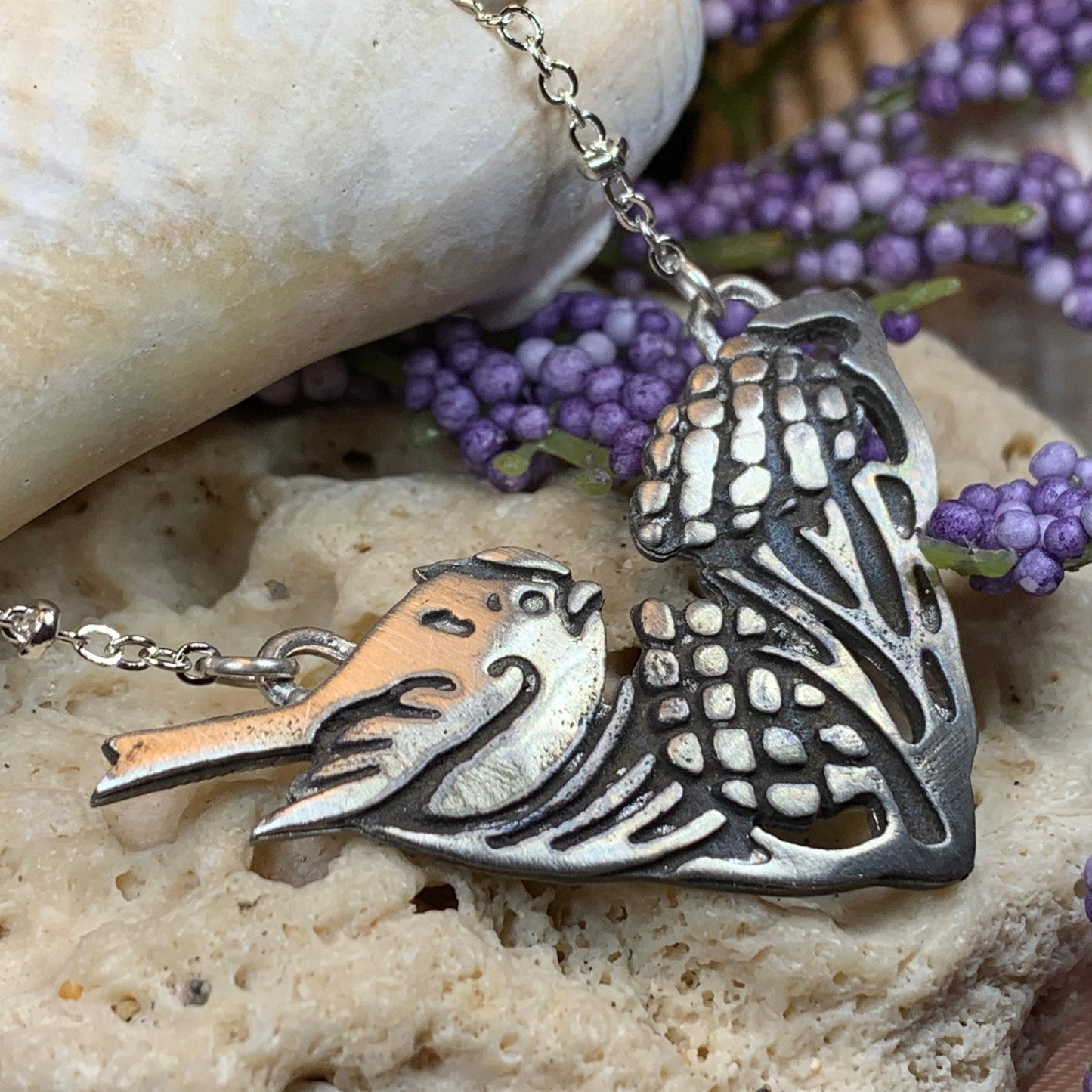 Bird Necklace, Nature Jewelry, Goldfinch Jewelry, Bird Lover Gift, Songbird Jewelry, Inspirational Gift, Wife Gift, Mom Gift, Sister Gift