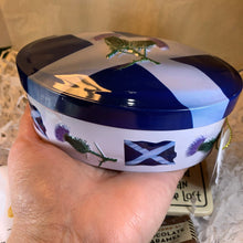 Load image into Gallery viewer, Sister Gift, Scottish Gift Box, Scotland Thistle Gift, Thinking of You Gift, Easter Gift, Sister In Law Gift, Get Well, Scotland Fudge Tin
