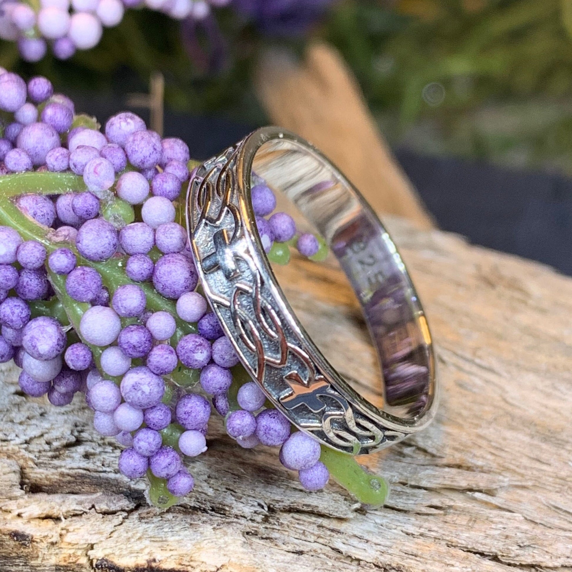 Celtic Cross Ring, Celtic Ring, Promise Ring, Silver Boho Ring, Irish Ring, Irish Dance Gift, Anniversary Gift, Ireland Ring, Wedding Band