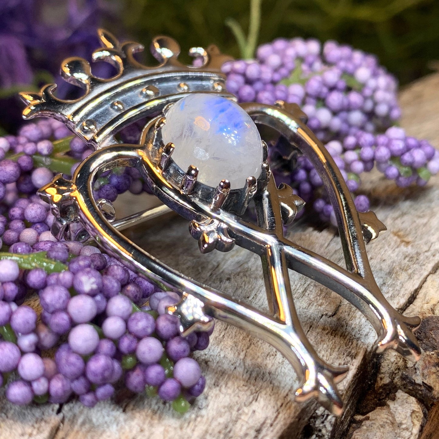 Luckenbooth Brooch, Scotland Jewelry, Celtic Jewelry, Anniversary Gift, Bride Gift, Heart Jewelry, Wife Gift, Bridal Jewelry, Mom Gift