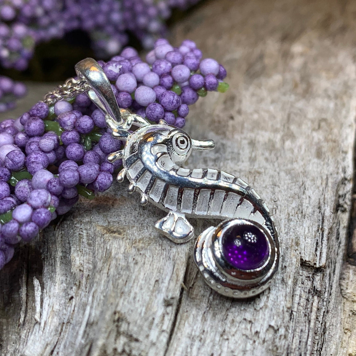 Seasprite Seahorse Necklace — view 5