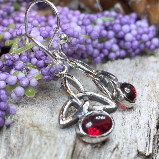 Jayden Celtic Trinity Knot Earrings — view 7