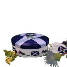 Load image into Gallery viewer, Scottish Fudge, Scottish Candy, Highland Cow Gift, Scotland Candy, Scotland Gift, Scottish Candy Tin, Mom Gift, Dad Gift, Thank You Gift
