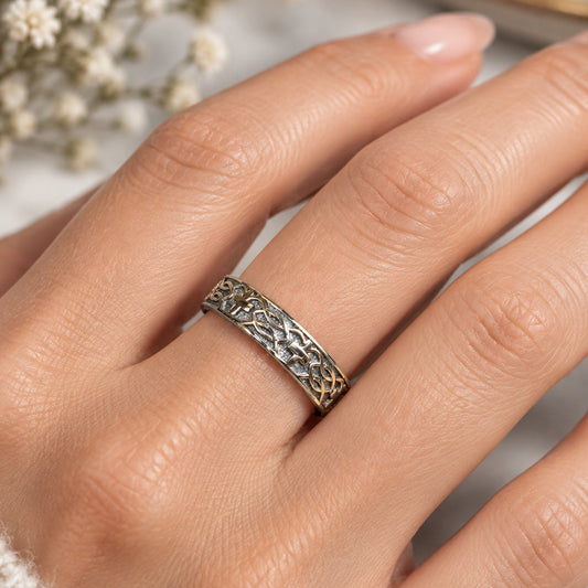 Celtic Cross Ring — view 3