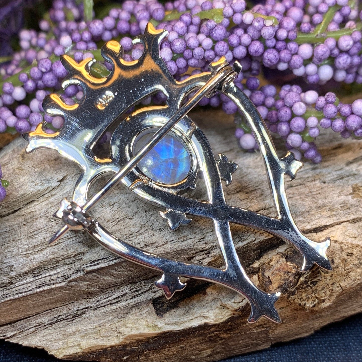 Luckenbooth Brooch, Scotland Jewelry, Celtic Jewelry, Anniversary Gift, Bride Gift, Heart Jewelry, Wife Gift, Bridal Jewelry, Mom Gift