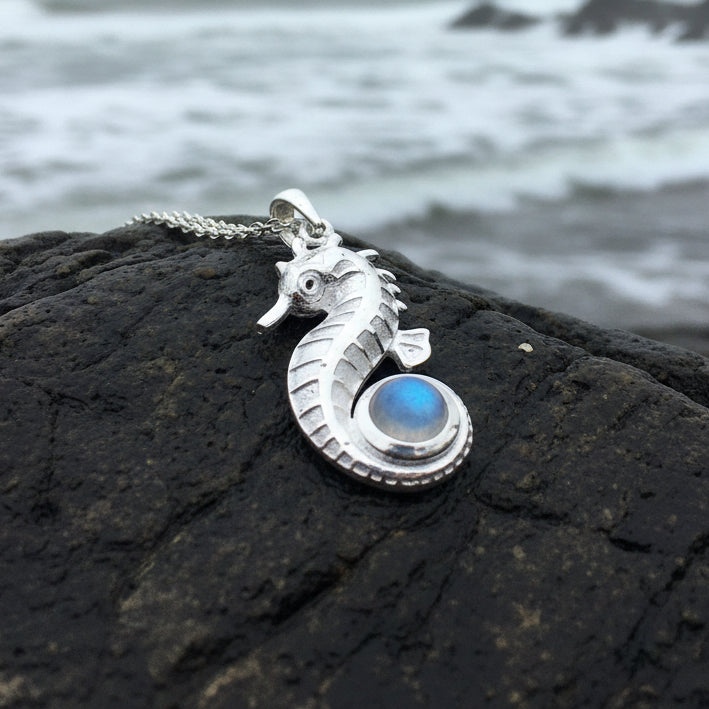 Seasprite Seahorse Necklace — view 2