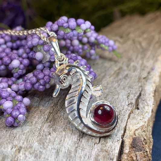 Seasprite Seahorse Necklace — view 8