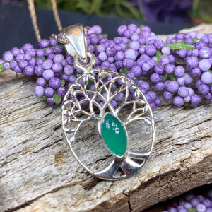 Tree of Life Necklace, Celtic Necklace, Irish Jewelry, Norse Jewelry, Anniversary Gift, Silver Jewelry, Yoga Jewelry, Mom Gift, Wife Gift