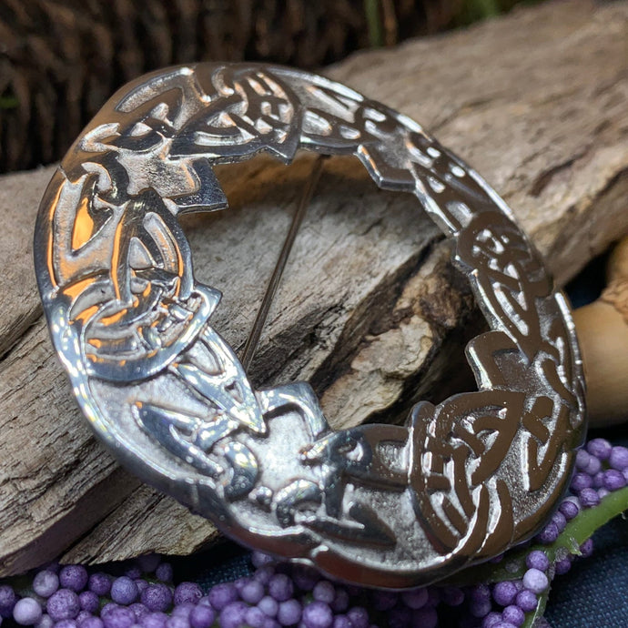 Celtic Brooch, Celtic Jewelry, Irish Jewelry, Scotland Brooch, Celtic Knot Brooch, Anniversary Gift, Celtic Knot Pin, Ireland Gift, Norse