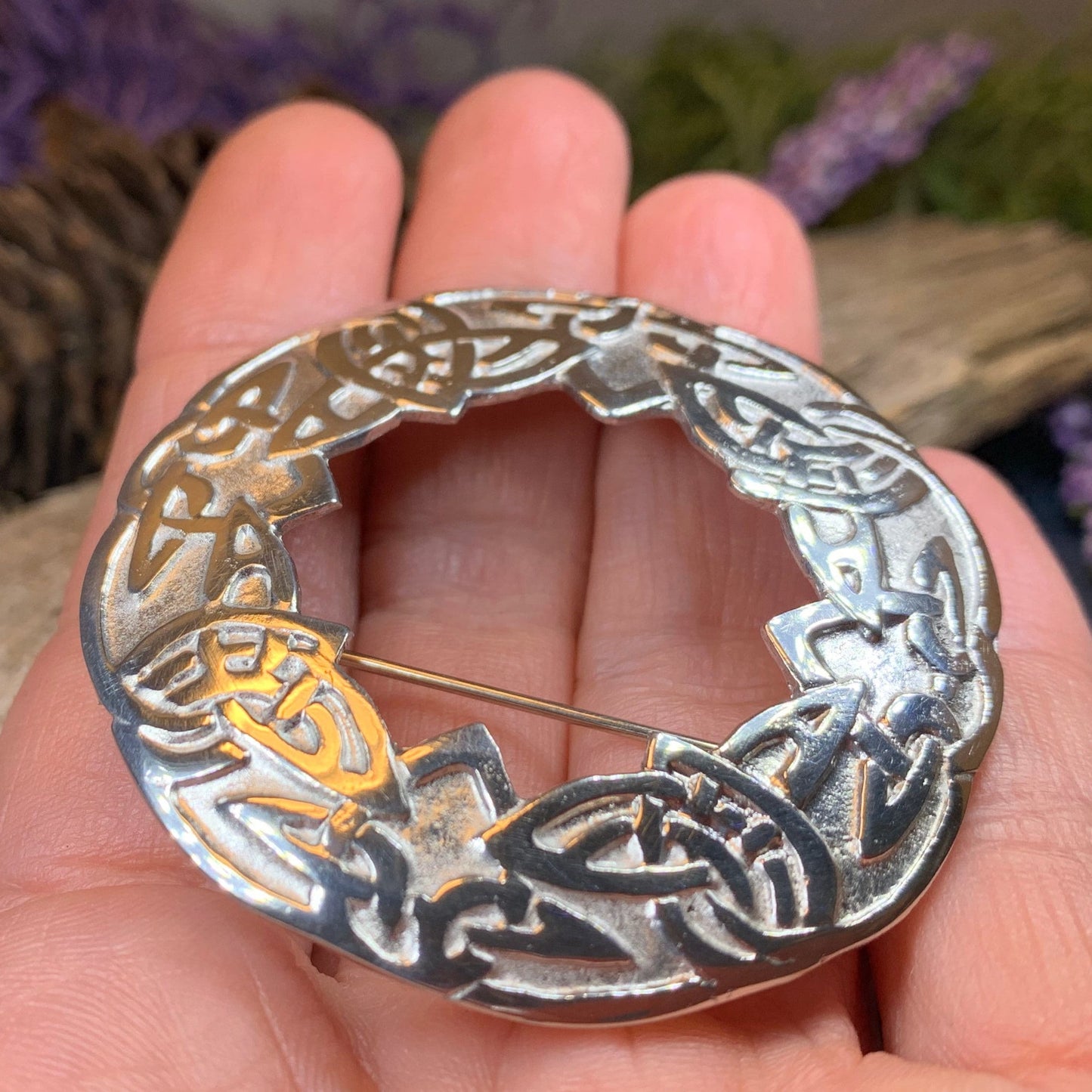 Celtic Brooch, Celtic Jewelry, Irish Jewelry, Scotland Brooch, Celtic Knot Brooch, Anniversary Gift, Celtic Knot Pin, Ireland Gift, Norse