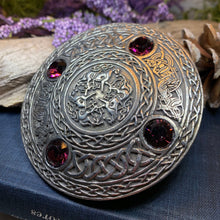 Load image into Gallery viewer, Celtic Horse Brooch, Celtic Knot Jewelry, Irish Jewelry, Scotland Jewelry, Anniversary Gift, Tartan Pin, Viking Jewelry, Norse Brooch
