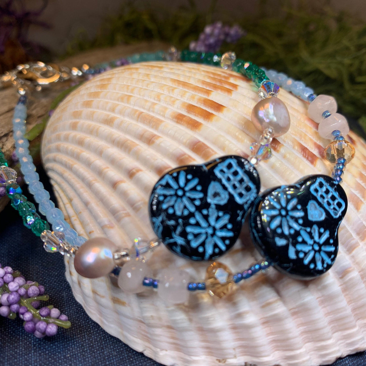 Boho Skull Ankle Bracelet — view 2